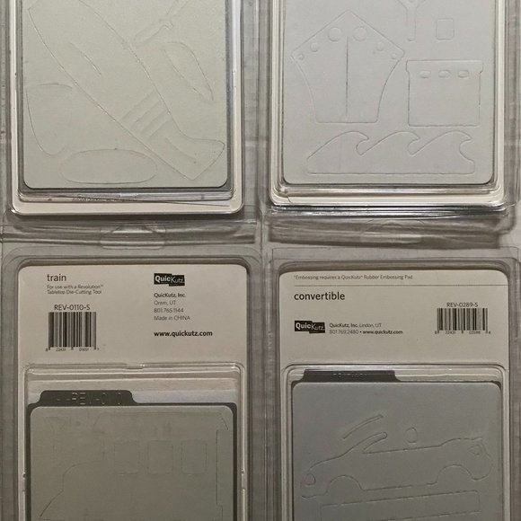 Quickutz We R Memory Keepers 4x4 inches Transport dies bundle - Picture 2 of 9